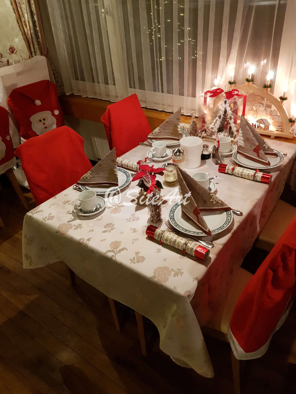 Weihnachtsessen in unserem Restaurant